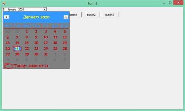 Calendar Properties