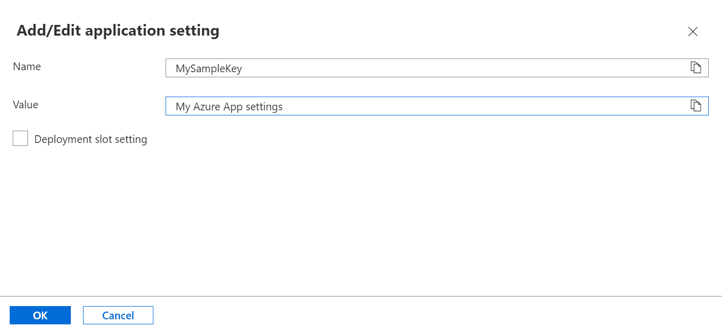 Add Key Pair Values in Web Apps