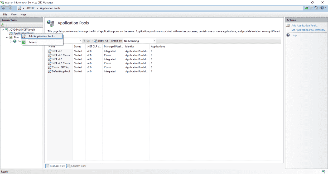 Application Pools and Application Domains