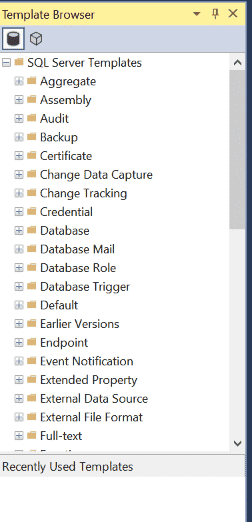 Custom TSQL Code Templates