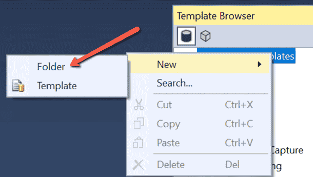 Creating Custom TSQL Code Templates