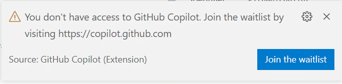 GitHub Copilot Waitlist